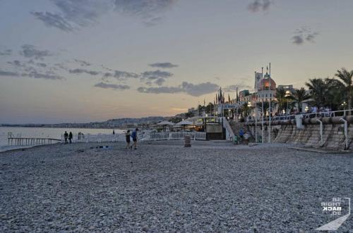 Sonnenuntergang in Nizza